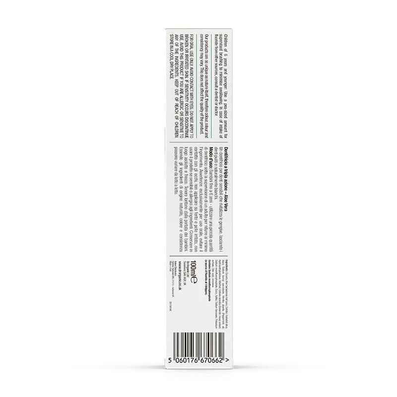 Dr. Organic Toothpaste - Tandkräm - Aloe Vera - 100ml Dr. Organic 