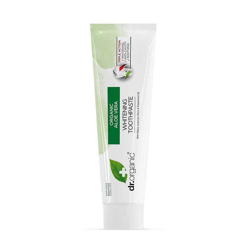 Dr. Organic Toothpaste - Tandkräm - Aloe Vera - 100ml Dr. Organic 