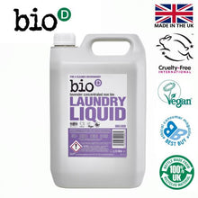 Ladda upp bild till gallerivisning, BIO-D miljøvenligt flydende vaskemiddel med lavendelduft, 5 liter Bio-D 

