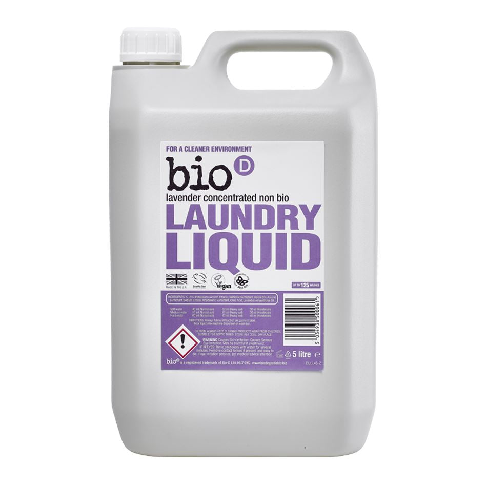 BIO-D miljøvenligt flydende vaskemiddel med lavendelduft, 5 liter Bio-D 