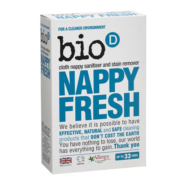 BIO-D - Nappy Fresh - blekmedel för blöjor - 500 gram Bio-D 