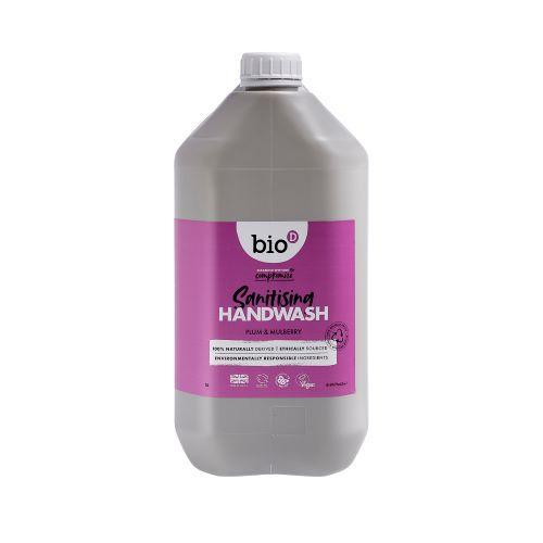 BIO -D - Antibakteriell handtvål - Plommon & Mullbär - 5 L Bio-D 