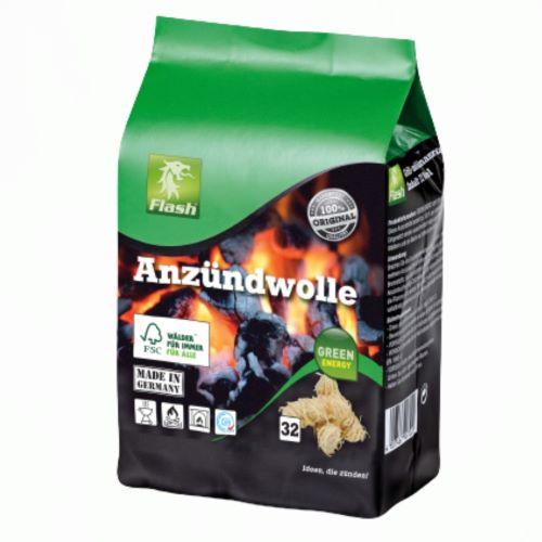 Flash - Tändkuber - Trä og vax - 32 stk Flash 