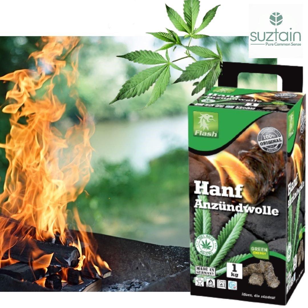 Flash - Naturliga tändkuber - Hamp - 1 kg Flash 