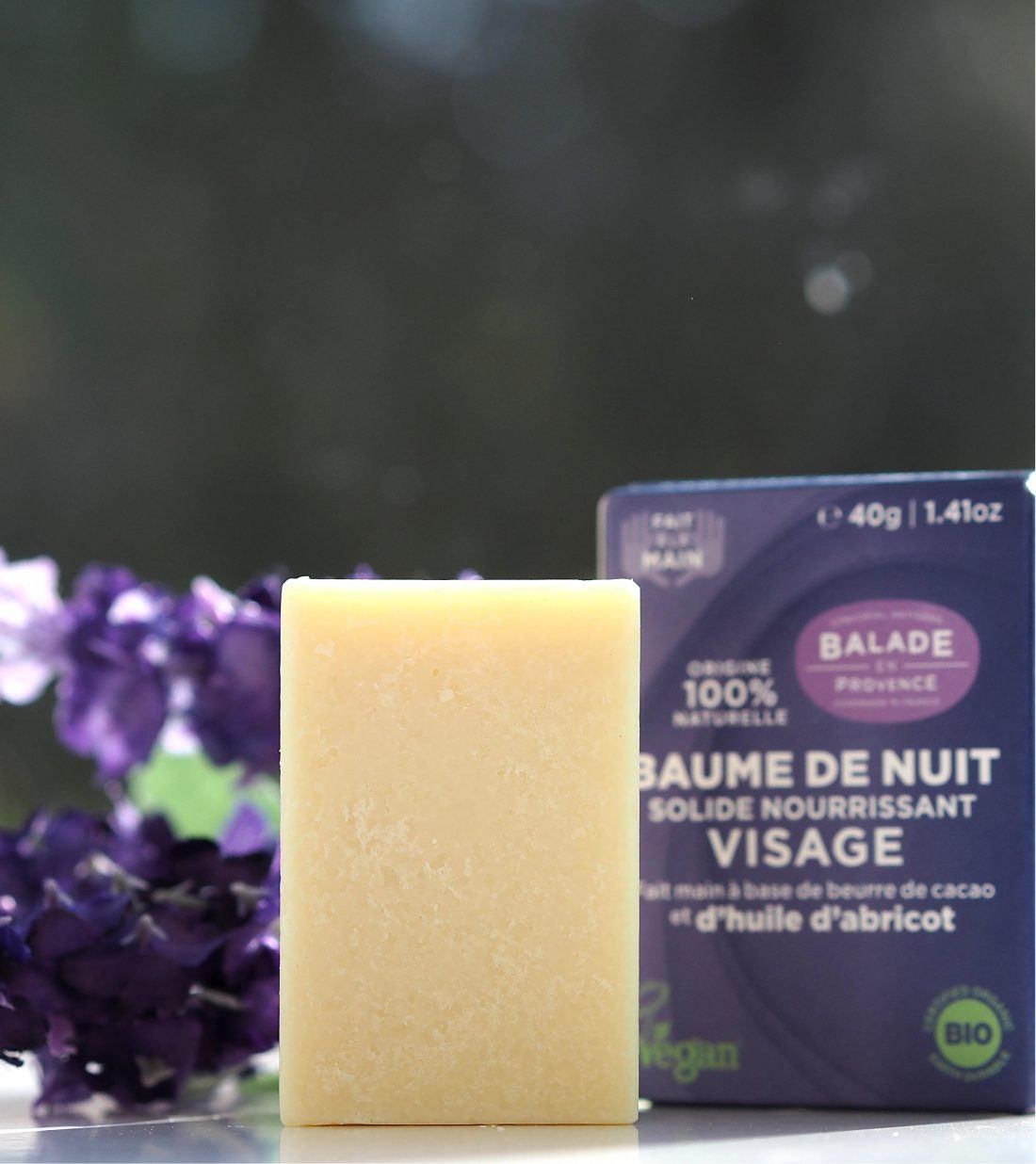 Balade en Provence - Cream Bar - Night Cream - Organisk - 40g Balade en Provence 
