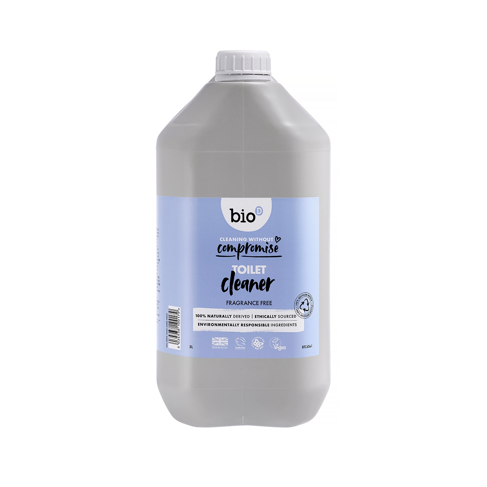 BIO-D Toilet Cleaner - Miljövänlig Toalettrengöring - Utan Doft - 5 L Bio-D 