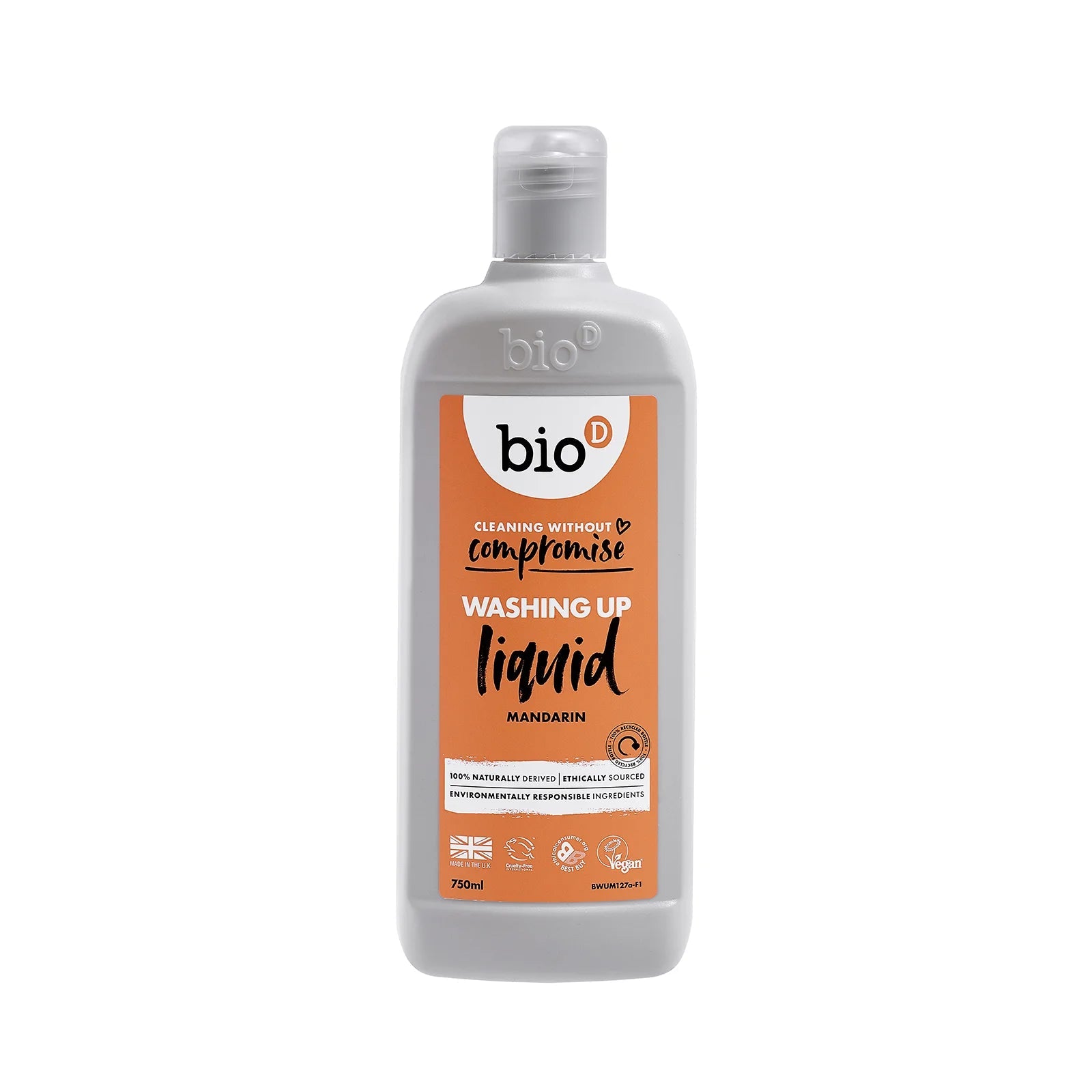 BIO-D Washing-Up Liquid - Diskmedel - Mandarin - 750ml Bio-D 