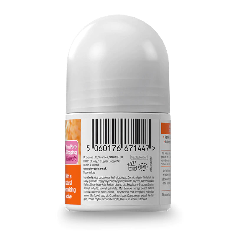 Dr. Organic Deodorant - Manuka Honey - 50ml Dr. Organic 