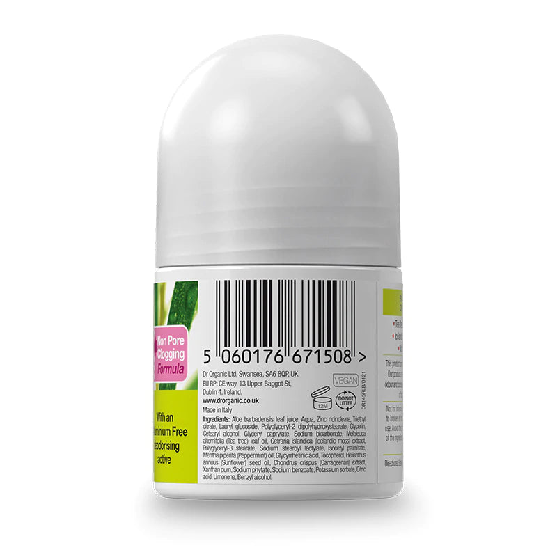 Dr. Organic Deodorant - Tea Tree - 50ml Dr. Organic 