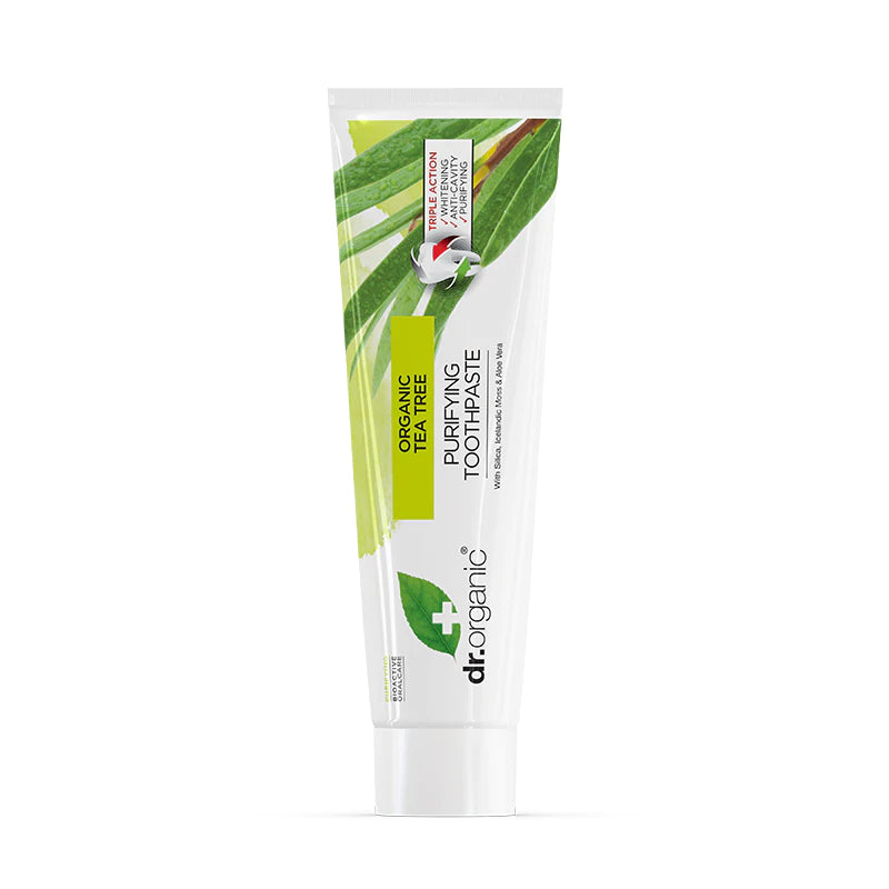 Dr. Organic Toothpaste - Tandkräm - Tea Tree - 100ml Dr. Organic 
