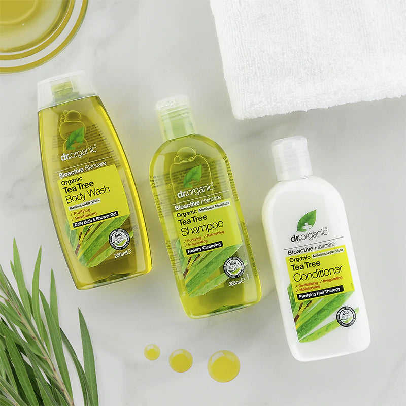 Dr. Organic Shampoo - Tea Tree - 265ml Dr. Organic 