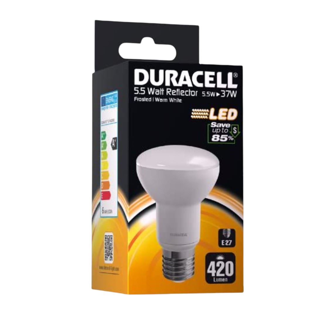 Duracell E14 LED reflektorpære 430Lm 6W, 2700K Duracell 
