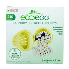 Ladda upp bild till gallerivisning, Ecoegg - refill - doftfri - 210 tvättar Ecoegg 
