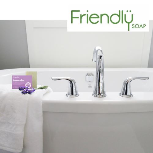Friendly Lavendel tvål, 100 % naturlig og vegansk Friendly Soap 