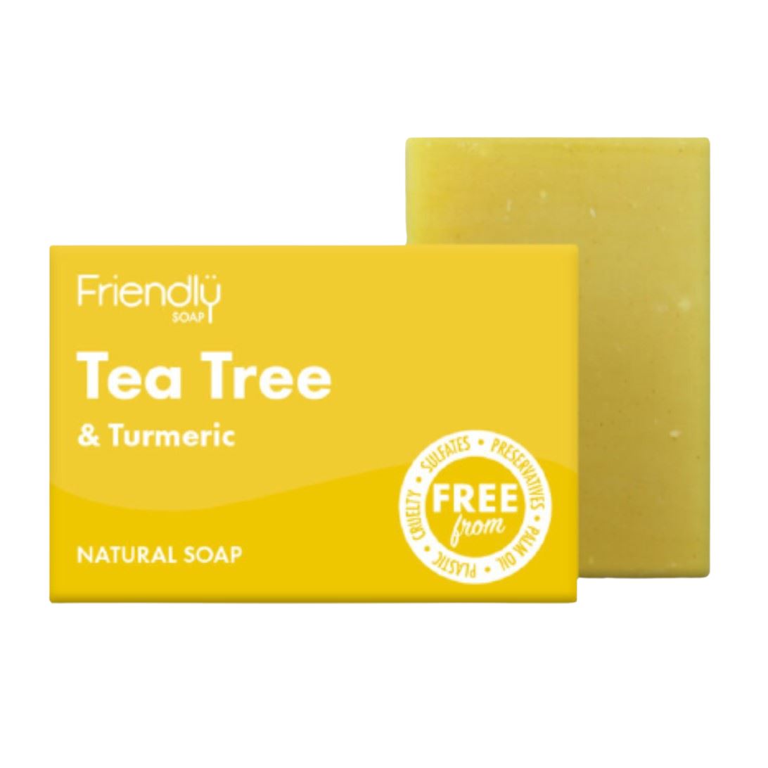 Friendly Tea Tree tvål, 100 % naturlig og vegansk Friendly Soap 
