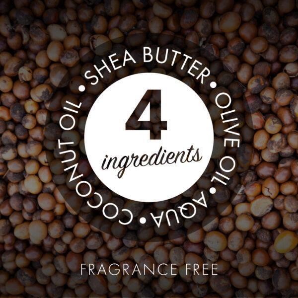 Friendly Sheasmör ansiktstvål, 100 % naturlig och vegansk Friendly Soap 