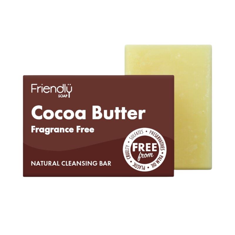 Friendly Kakaosmör ansiktstvål, 100 % naturlig och vegansk Friendly Soap 