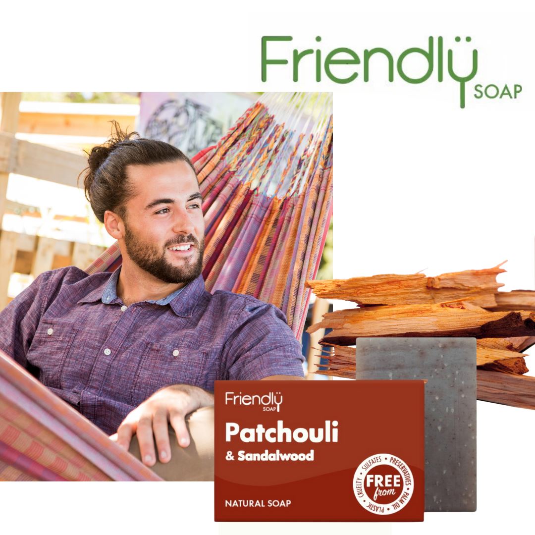 Friendly - Patchouli & Sandalwood - 100% naturligt och vegan Friendly Soap 