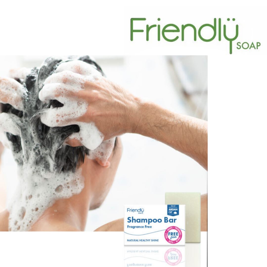 Friendly - Schampobar - utan doft - 100 % naturlig och vegansk Friendly Soap 