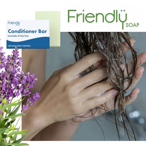 Friendly - Balsambar - Lavendel & teträd - 95 g Friendly Soap 