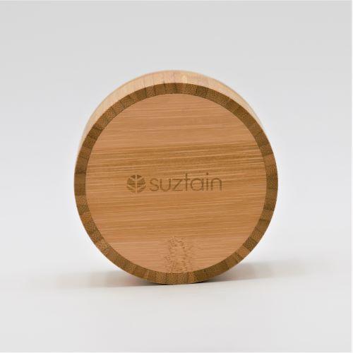 Suztain - Rund bambulåda med magnetiskt lock - stort Suztain 