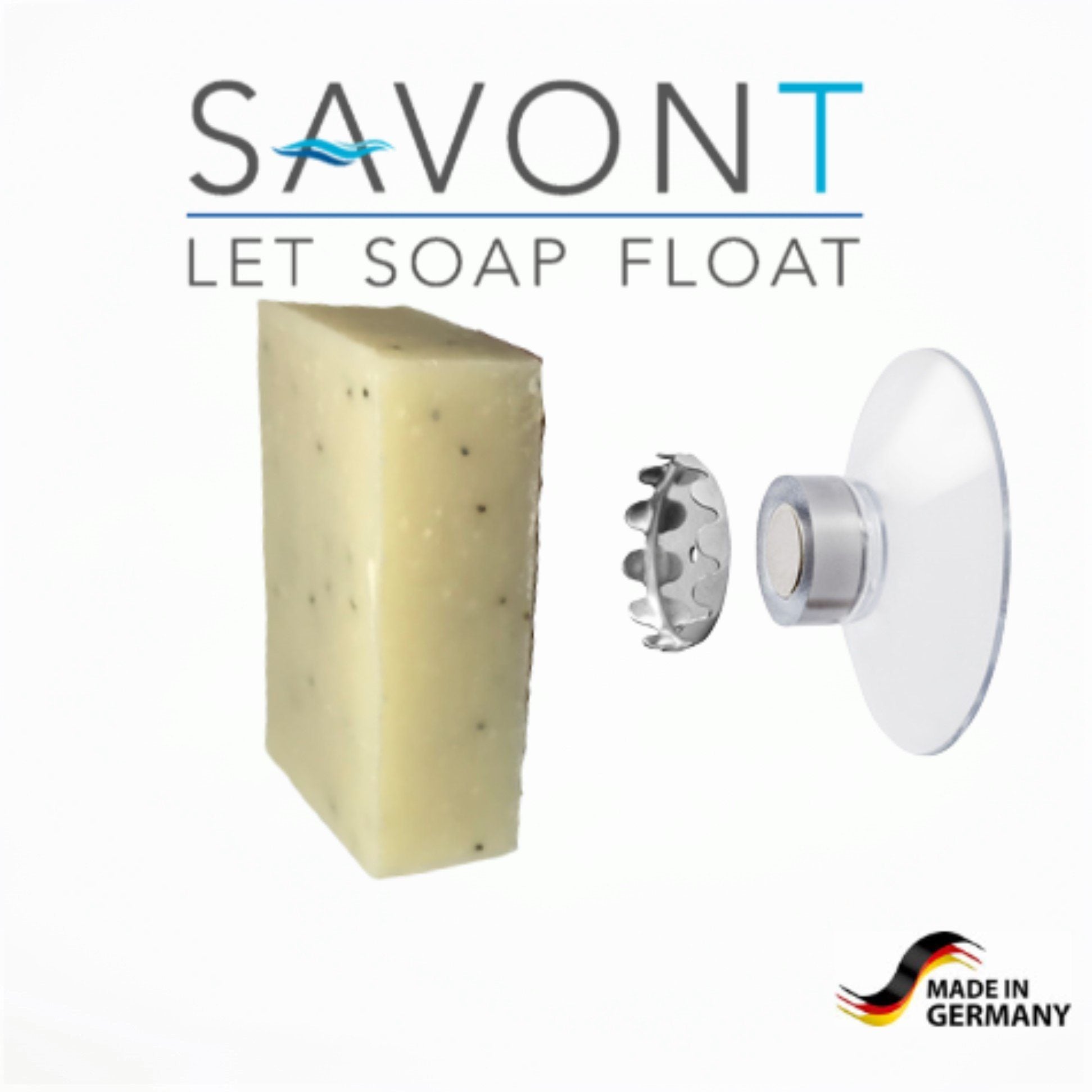 SAVONT - Magnetisk tvålhållare - 3-pack SAVONT 