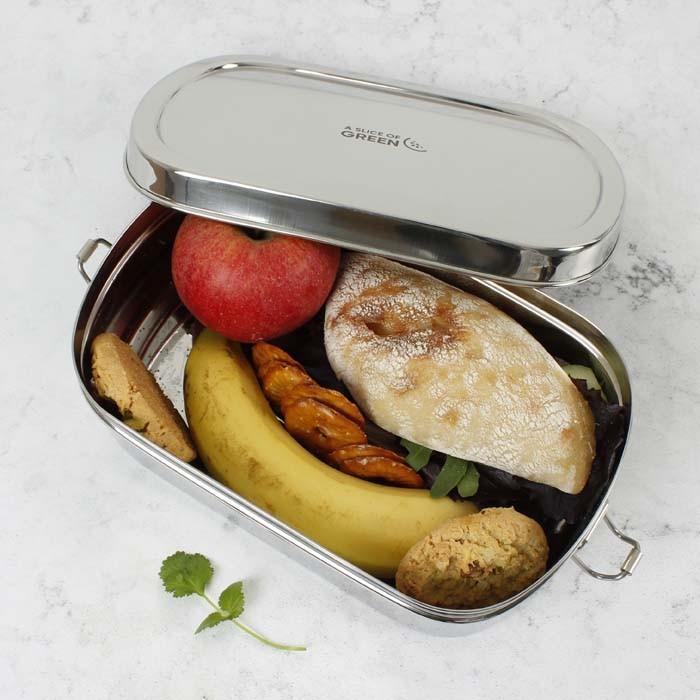 ASG - Surat - Extra rymlig matlåda - Rostfritt stål A Slice of Green 