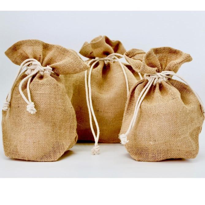 Zero waste jute påsa 3,2L- 20x20x8 cm Suztain 