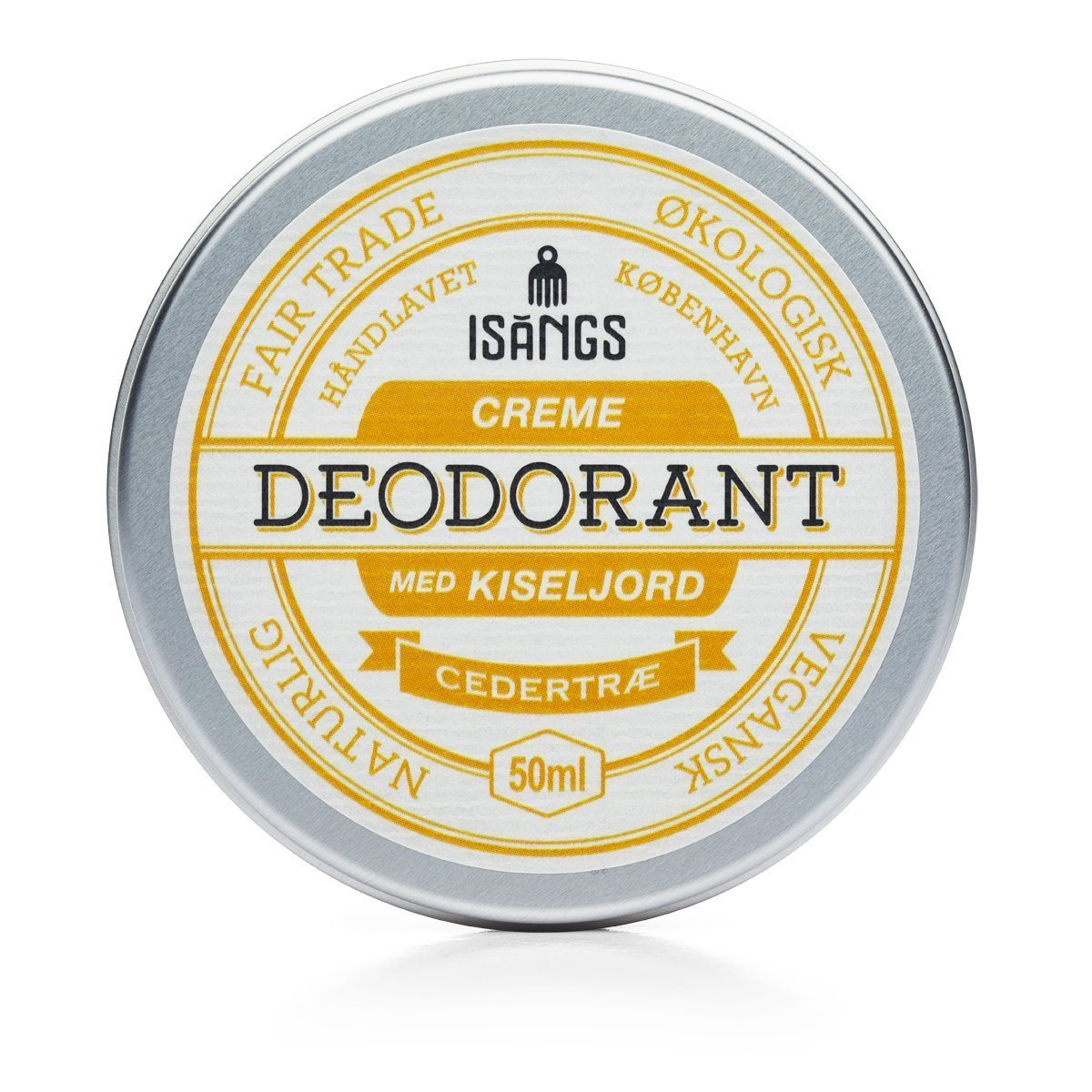 Isangs Creme Deodorant med Silica Soil - Cedar Isangs 