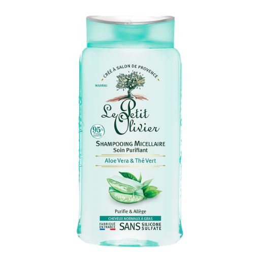 Le Petit Olivier - Micellar Shampoo Aloe Vera & Grøn Te - 250ml Le Petit Olivier 
