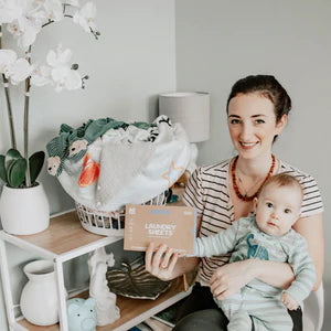 LAUNDRY SHEETS - STRIPSER TVÄTMEDEL (60 Tvättställ) - OCEAN BREEZE Laundry Sheets 