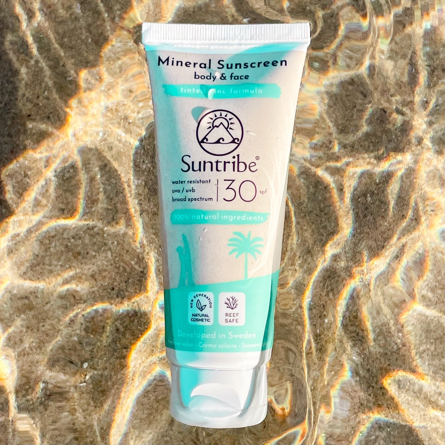 Suntribe - Mineral Sunscreen - Kropp & Ansikte - SPF30 - 100ml Suntribe 