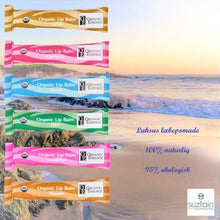 Ladda upp bild till gallerivisning, Organic Essence - Läppbalsam - hallon - 95% eko Organic Essence 
