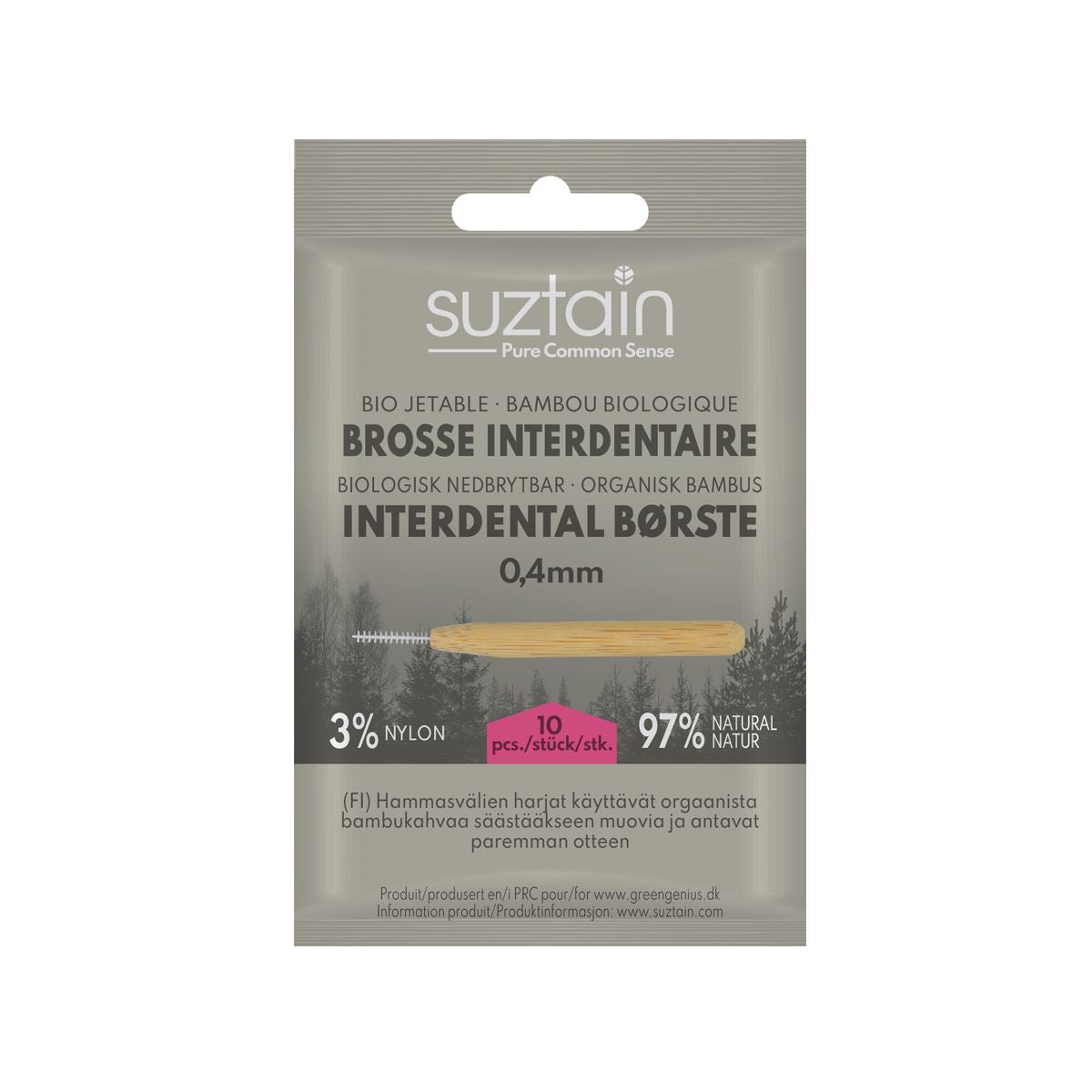 Suztain - Interdental Brush - 0.4mm Suztain 