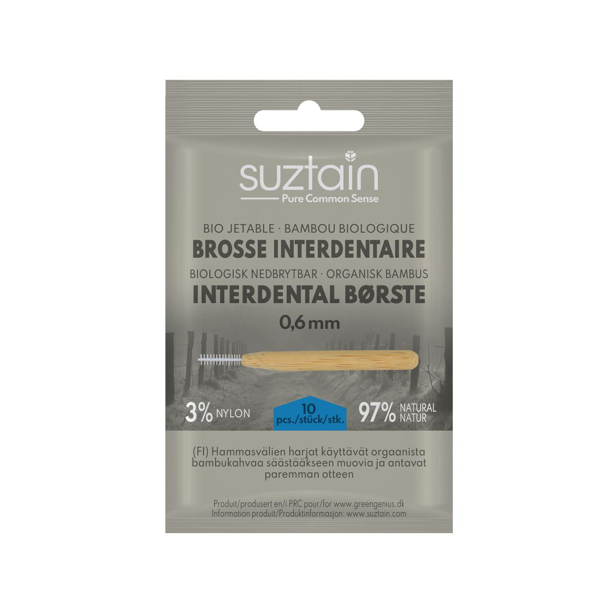 Suztain - Interdental Brush - 0.6mm Suztain 