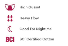 WUKA Menstrosor Basics - Hipster - Leopard Print - Heavy flow WUKA 