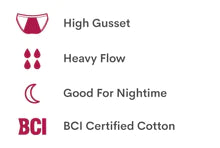 WUKA Basics Hipster - medium menstruationsflöde WUKA 