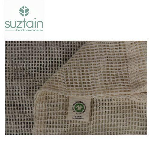 Suztain Naturals - Ekologisk fruktpåse - Stl M - 25x30cm Suztain 