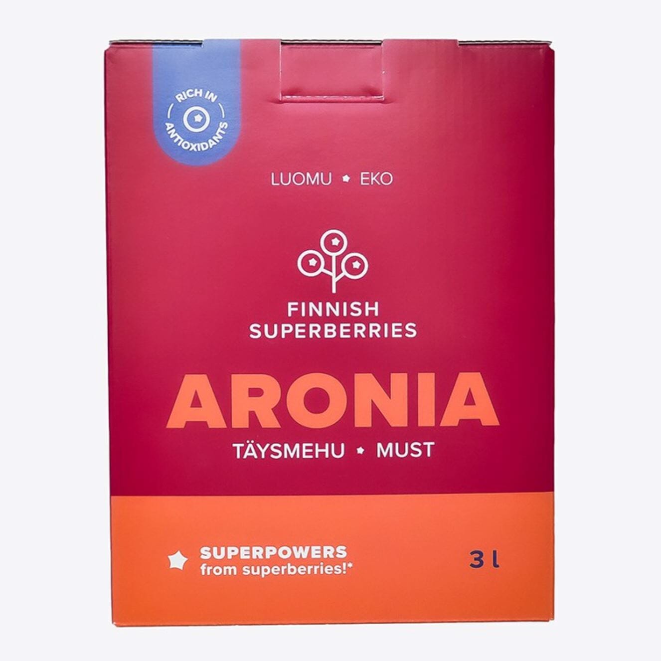 Finnish Superberries - Ekologisk aroniasaft - 3L Finnish Superberries 