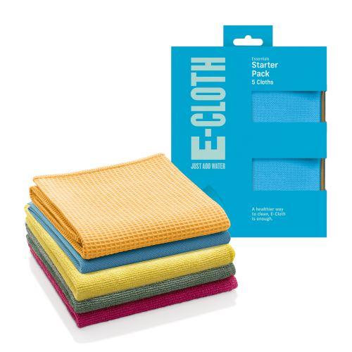 E-Cloth - mikrofiberduk starter pack - 5 st. - spara 30% E-Cloth 