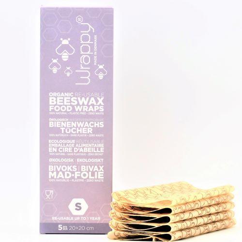 Wrappy återanvändbart alternativ till plastfilm/folie Strl. Small - 5 ark Wrappy 