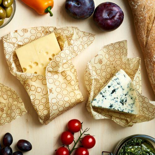 Wrappy återanvändbart alternativ till plastfilm/folie Mix Pack 3 ark Wrappy 