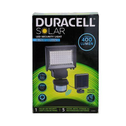 Duracell - LED Säkerhetsljus solcellspot med rörelsesensor - 400 Lumen Duracell 