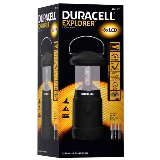 Duracell Explorer - LED -lykta - Campinglampa 90Lm Duracell 