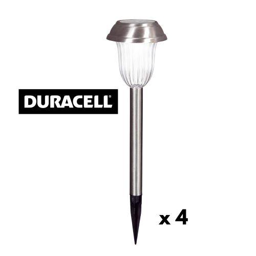 Duracell - Solar LED - Utomhus - Ljus - 5Lm Pathway Light - 4 stk Duracell 