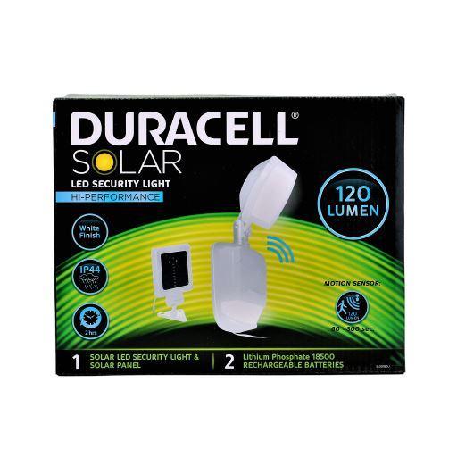 Duracell - LED Säkerhetsljus solcellspot med rörelsesensor - 120 Lumen Duracell 