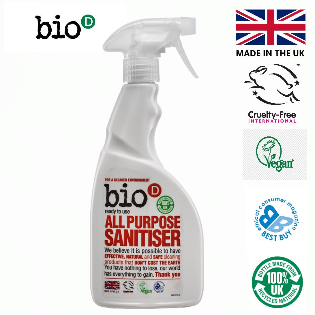 BIO-D All Purpose Sanitiser - Miljövänligt Desinficeringsmedel - 500ml Bio-D 