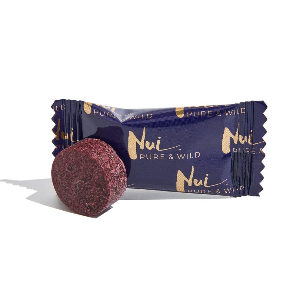 NUI 90% Manuka honung sugtabletter MGO 500+ - svarta vinbär, 16 st NUI 