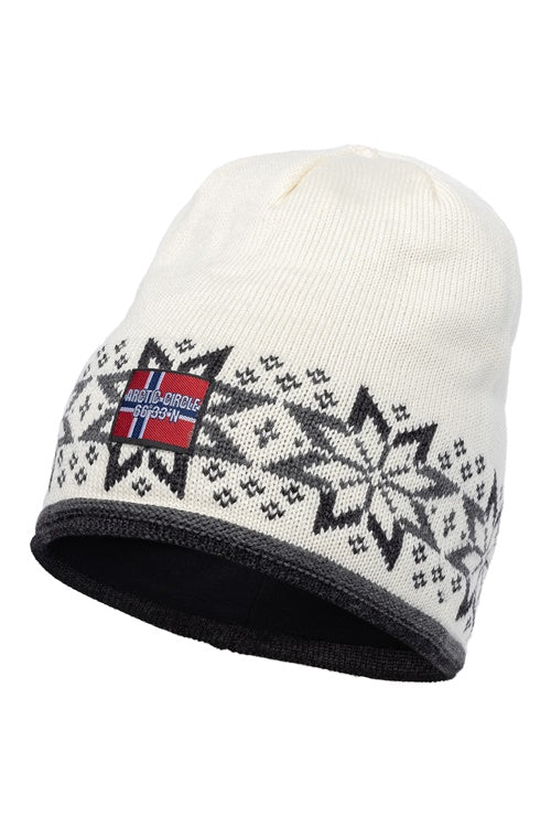 Norwool Arctic Circle Sticka Hössor - Norska flagga / Vit, unisex Apparel & Accessories Charm 