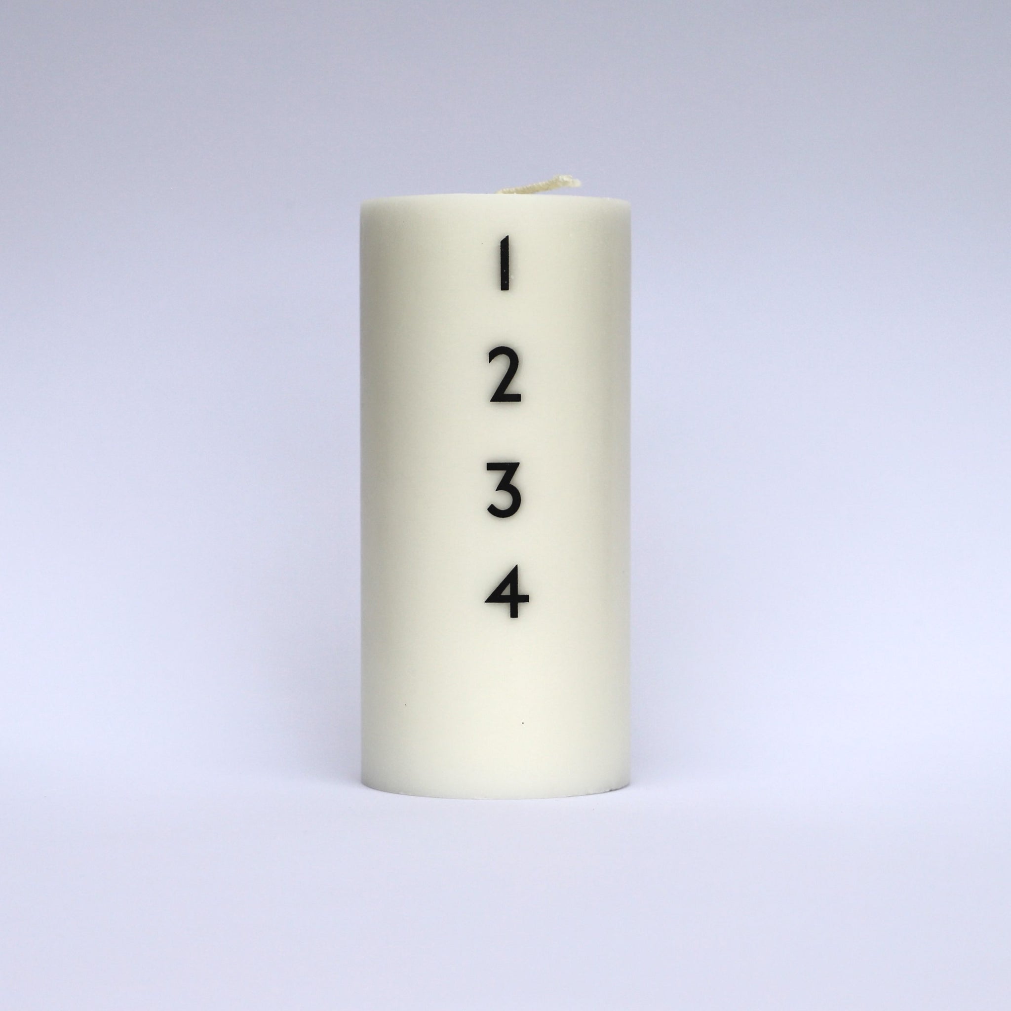 Åbenlys - Adventsljus - svart - ljus och sojavax Åbenlys 